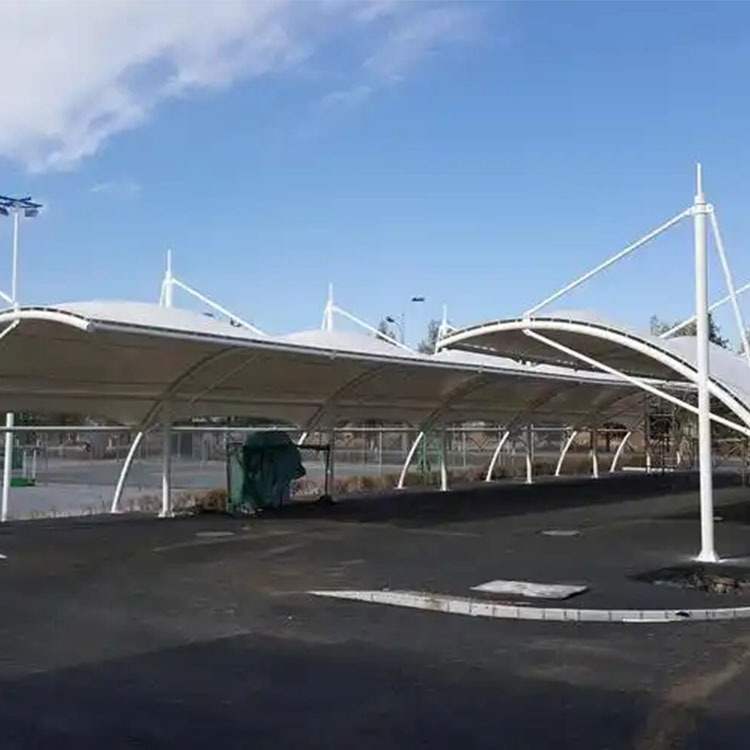 酒泉膜结构电动车棚