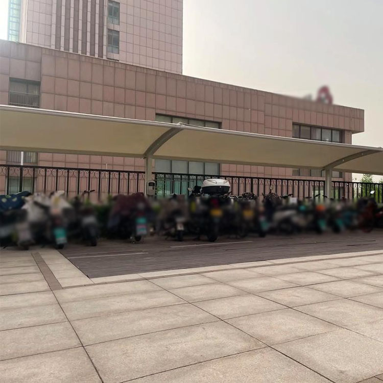 酒泉膜结构电动车棚