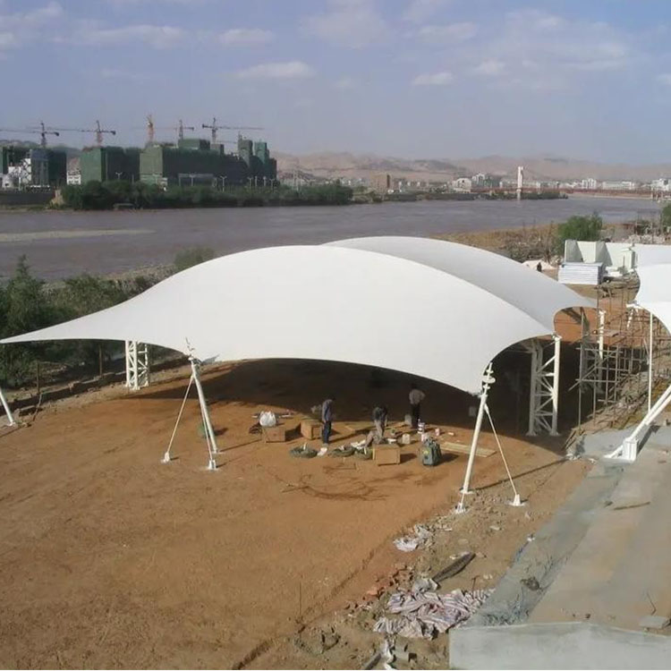 酒泉膜结构汽车棚